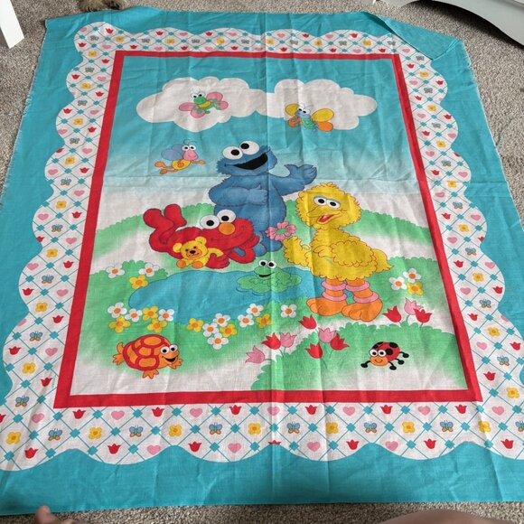 Vintage Sesame Street Fabric - Picture 7 of 9